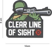 Clear line of sight - patch - embleem - PVC