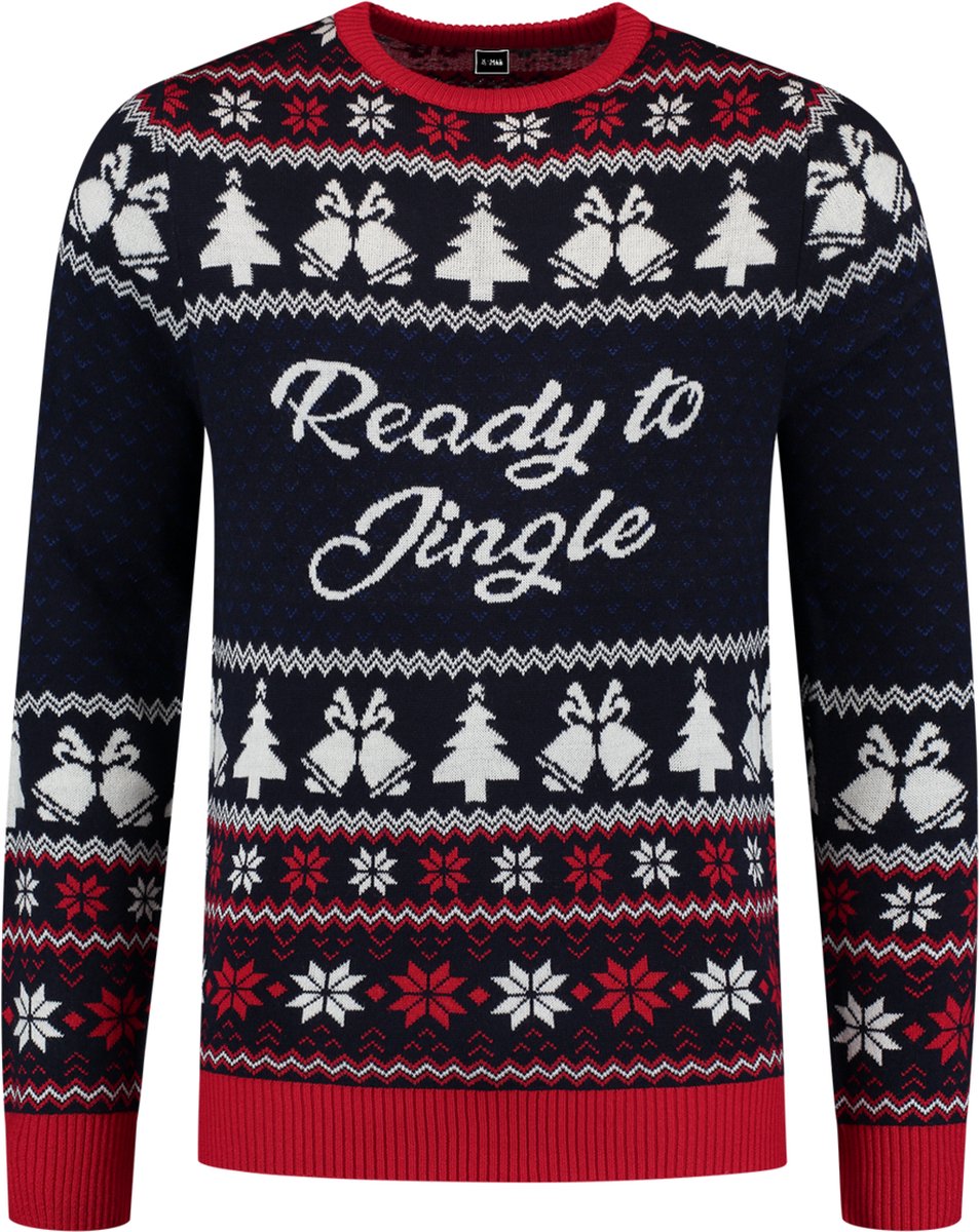 Foute Kersttrui Dames & Heren - Ready To Jingle - Kerstcadeau Volwassenen - Dames en Heren - Maat M