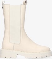 Tango | Bee bold 20-a bone white leather high chelsea boot - bone white sole | Maat: 41