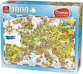 Crazy Europe King Puzzle 1000 pieces