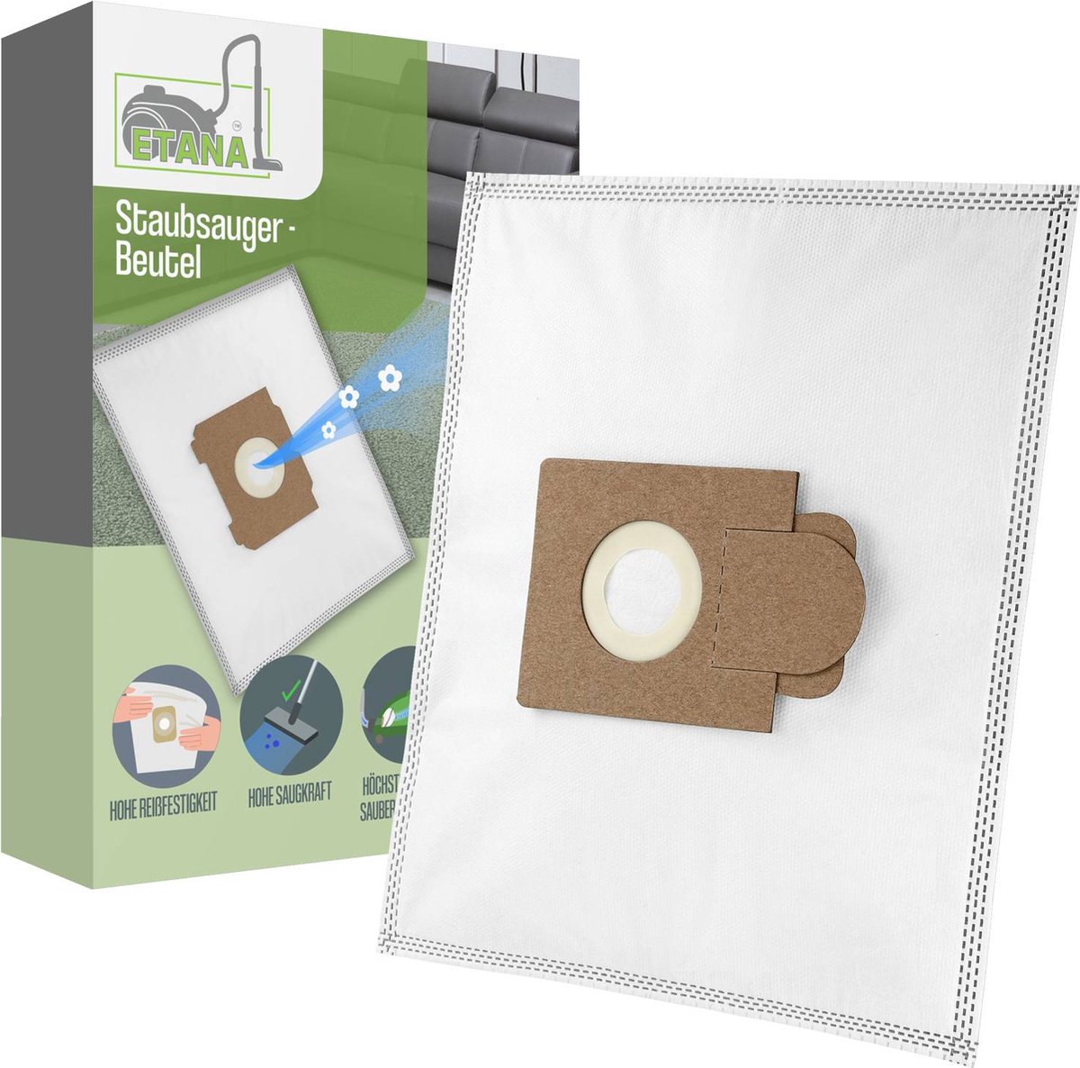 30x Etana stofzuigerzak compatibel met Eio Bs70/1 Bs 70/1 |Bs 70 1 - 30 stofzuigerzakken