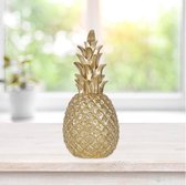 MIRO Ananas Decoratie - Ananas Beeld - 20 CM - Maat M - Goud