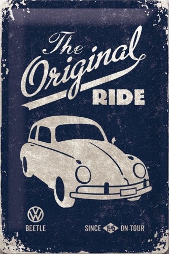 3D metalen wandbord "The Original Ride" 20x30cm