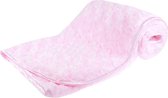 Soft Touch- Babydeken-Lichtroze-design roze-75x100cm