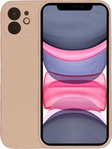 Smartphonica iPhone 11 siliconen hoesje - Beige / Back Cover geschikt voor Apple iPhone 11
