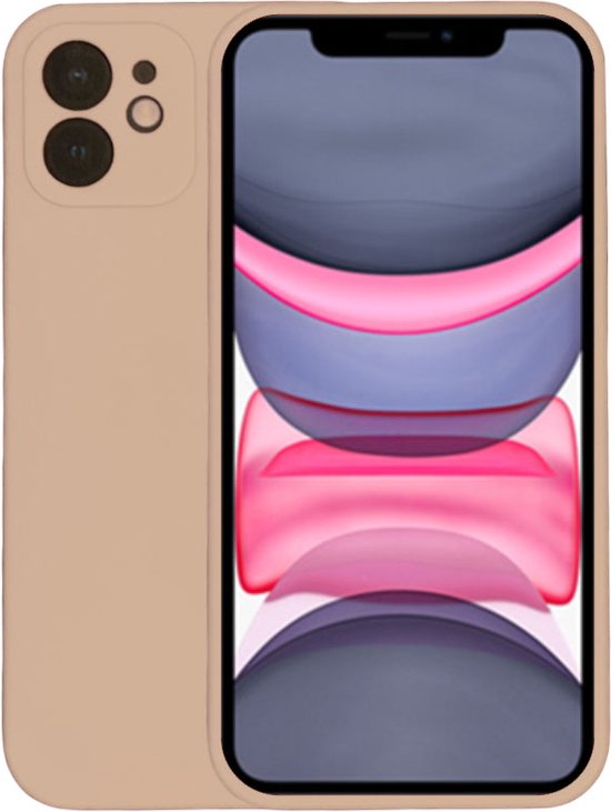 Smartphonica iPhone 11 siliconen hoesje - Beige / Siliconen;TPU / Back Cover geschikt voor Apple iPhone 11