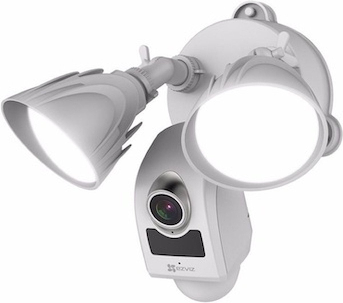 EZVIZ Hikvision LC1 Floodlight WiFi Full HD 2MP buiten camera met PIR, IR nachtzicht, audio, microSD en sirene - Beveiligingscamera IP camera bewakingscamera camerabewaking veiligheidscamera beveiliging netwerk camera webcam