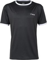Padel T-shirt - NOX - Zwart - Team - Maat M