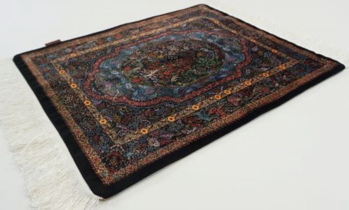 SusaStyle - OUTLET - Wandkleed Goshtiep – 53x43 cm – Perzisch design – Luxe woondecoratie met zijdezachte glans