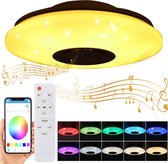 Plafondlamp - 300W - 102 LED - RGB-plafondlamp - Bluetooth-muziekluidspreker - Afstandsbediening + APP-bediening - Dimbaar - Moderne Smart Home Party Light