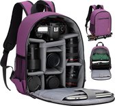 Camera rugzak waterdichte cameratas voor Sony Canon Nikon Olympus SLR/DSLR camera - grijs - spiegelreflex, fotorugzak, waterdicht