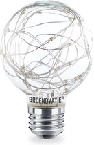 Groenovatie LED G80 Guirlande Lumineuse - Raccord E27 - 3W - Blanc Très Chaud