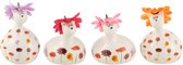 J-Line Kat Gerbera Kleuren Mix Small Assortiment Van 4