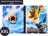 Pokémon verzamelmap - XXL - Pikachu map Geschikt voor 432 kaarten - Pokémon album - mapje - mini portfolio -  9 Pocket - opbergmap - Verzamelmap groot - Pokémon kaarten - Kerst Cad