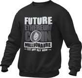 Crypto Kleding - Future Ethereum Millionaire - Trui / Sweater