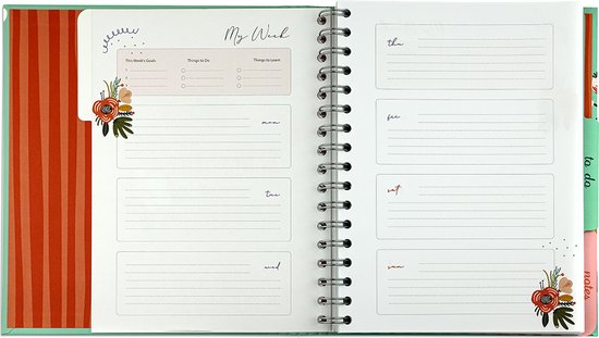 Dagplanner ongedateerd
