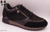 Helioform dames sneaker, H209 zwart, Maat 37.5