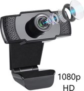 Professionele Webcam - HD - 1080P - Microfoon - Verstelbare lens - Thuiswerk - Meeting - vergadering - zakelijk bedrijf - PC - USB