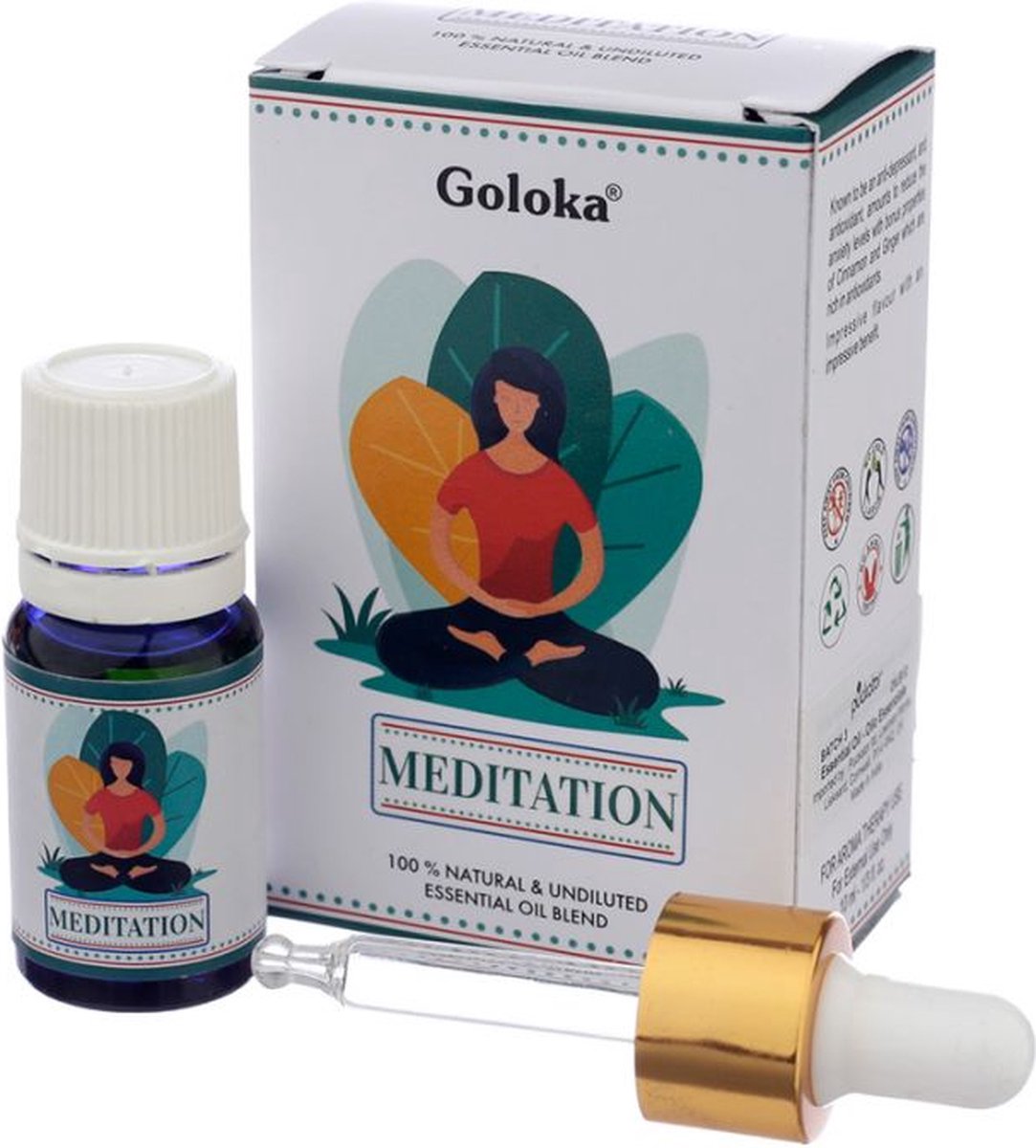 Goedkoopste GOLOKA - PURE ETHERISCHE OLIE - MEDITATION - 10 ML