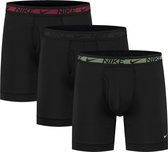 Nike Brief Sportonderbroek - Maat M  - Mannen - zwart - rood - groen