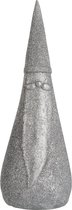 J-Line Kerstman Poly Zilver Large Set van 4 Stuks