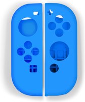 Siliconen Joy-Con hoesjes - Blauw - Geschikt voor Nintendo Joy-Cons