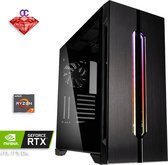 ZealousPC RUBY OC - AMD Ryzen 7 - 16GB - 500GB SSD - 2TB HDD - RTX 3060 OC