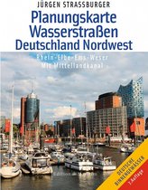 Gewässerkarte Deutschland Nordwest: Rhein-Elbe, Ems-Weser