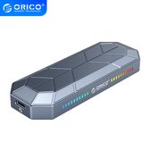 ORICO Aluminium M.2 NVMe SSD behuizing - USB 3.1 Gen 2 USB-C - RGB-verlichting - Grijs