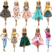 Dolldreams | Poppenkleertjes 10x leuke jurkjes voor Modepop zoals Barbie