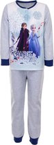 Kinderpyjama - Frozen - Fleece - Grijs - 8 jaar/128 cm