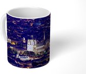 Mok - Panorama van Parijs en de Notre Dame - 350 ML - Beker