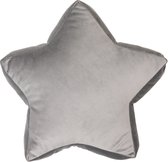 Betty's Home Velvet Kleine Ster Kussen Grijs