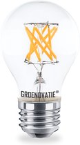 Groenovatie LED Filament Lamp E27 Fitting - 8W - Warm Wit - Dimbaar - 106x60 mm