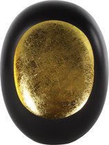 Countryfield Decoratief Kerst-EI Standing Egg Zwart en Goud | de nieuwe kersttrend van 2021