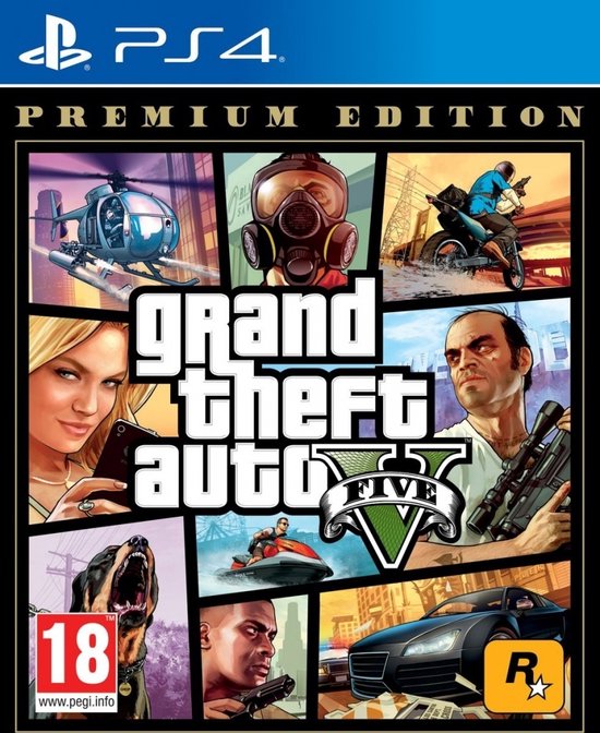 3. Rockstar Grand Theft Auto V geen kleur