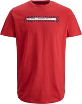 Jack & Jones T-shirt Theo Red (Maat: 4XL)