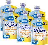 Nestlé Little Rockets Smoothie Appel Banaan Wortel- Vanaf 2 jaar- 6 stuks