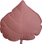 Moi Mili Blad Kussen 39x37cm Dirty Pink