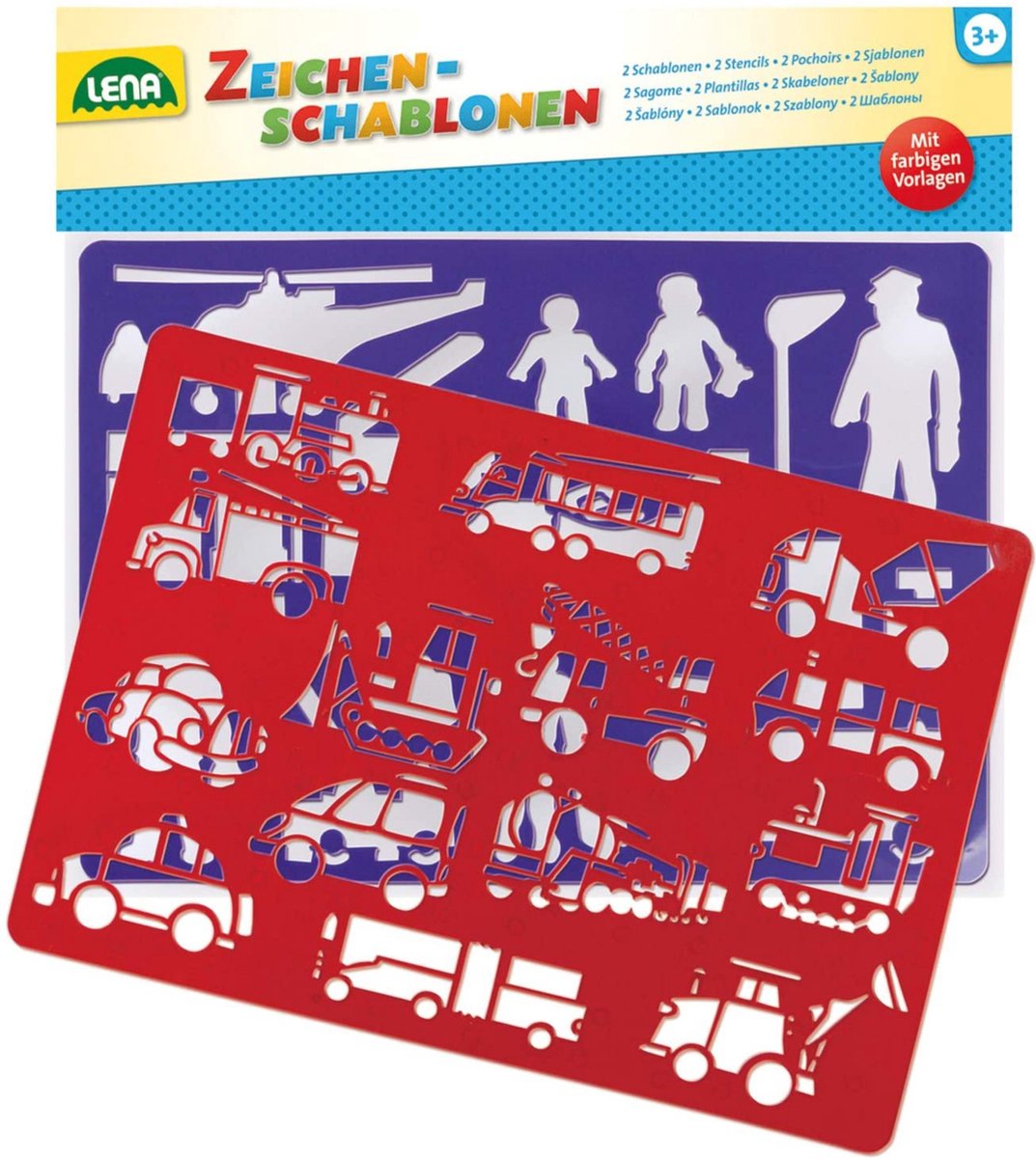 Tekensjablonen - Mensen, auto’s en andere vervoersmiddelen