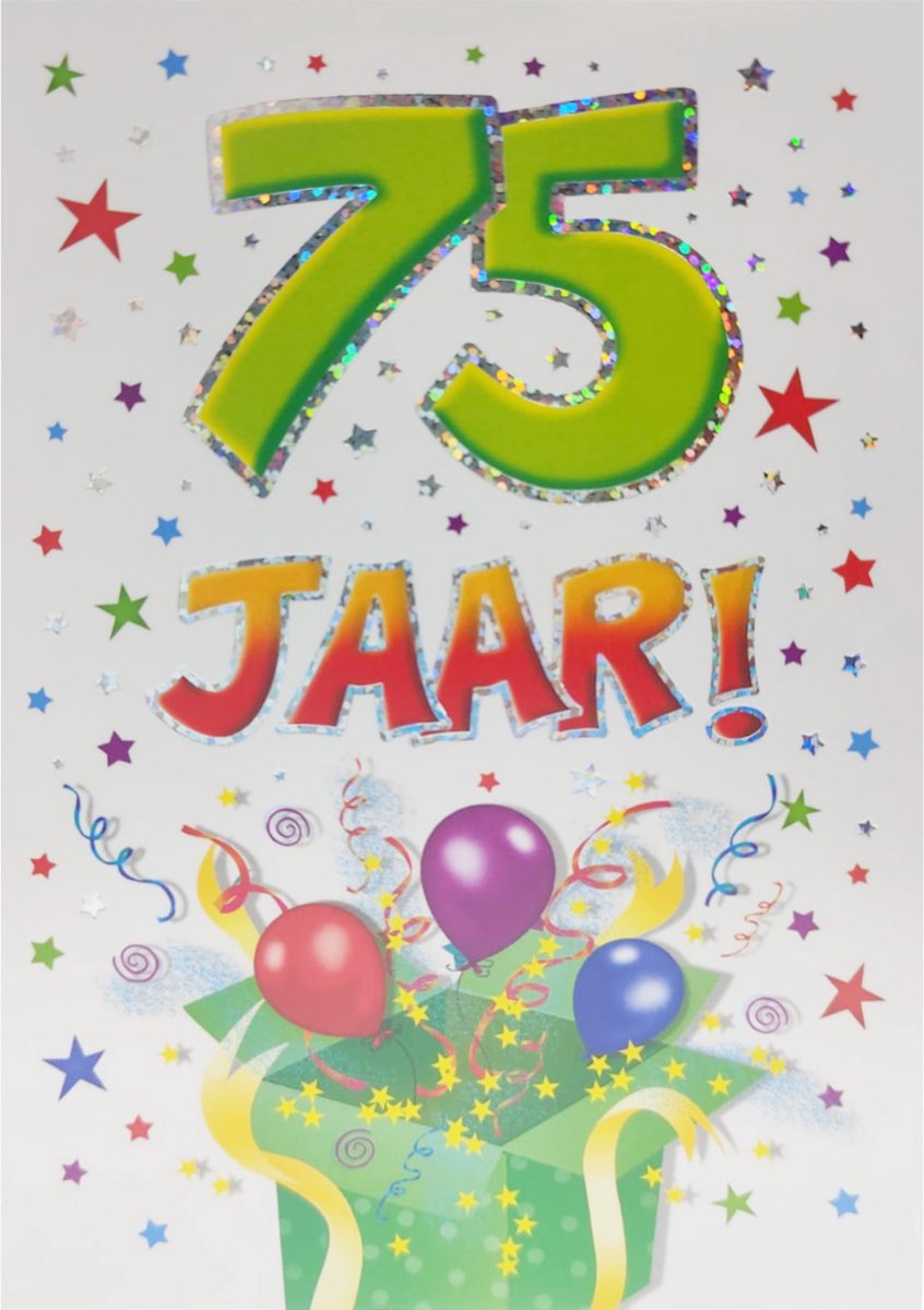 Verjaardagskaart - That Funny Age - 75 Jaar - Met Envelop - Per Stuk