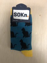 SOKn. trendy sokken POES maat 35-41  (Ook leuk om kado te geven !)