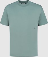 Purewhite -  Heren Relaxed Fit    T-shirt  - Groen - Maat XXL