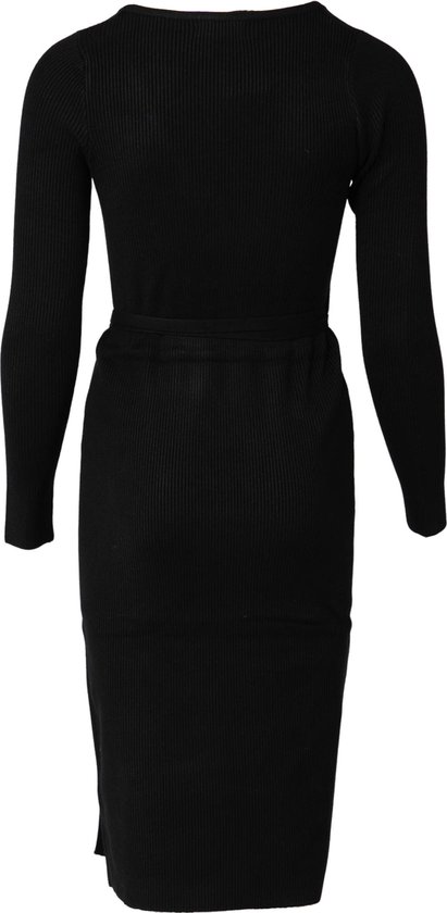 Guess Everly Wrap Dress Dames Jurk Zwart Maat S bol