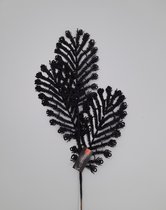 Colmore - Paastakken - Decoratieve takken - Zwart - Glitter