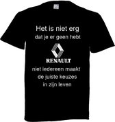 T-shirt Renault maat 4XL
