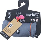 Hurtta - Hondenjas - Razzle Dazzle midlayer jacket - Blackberry - Ruglengte 50 cm
