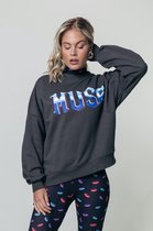 Colourful Rebel Muse Metal Trui  Grijs Dames - Loose Fit - Katoen - S