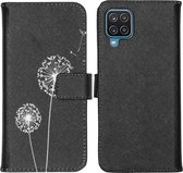 iMoshion Design Softcase Book Case Samsung Galaxy A12 hoesje - Dandelion