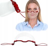 2x Stuks - Gezichtscherm-Spatscherm -Gezichtsmasker virus-Gezichtsbeschermer Viziermasker -Spatmasker voor gezicht - Beschermkap gezicht -Gelaatsschermen